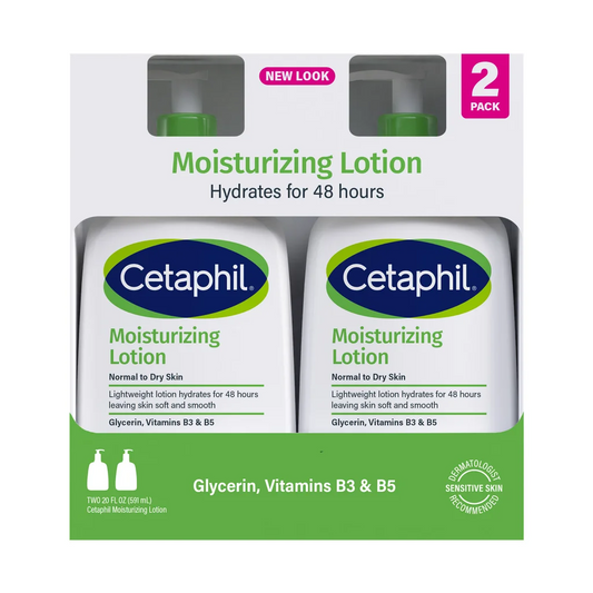 Cetaphil 세타필 모이스처라이징 로션 — 나이아신아마이드, 48시간 보습