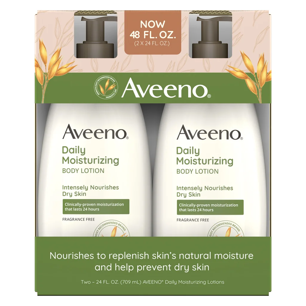 Aveeno Daily Moisture Lotion — Colloidal Oatmeal, 24-Hour Hydration