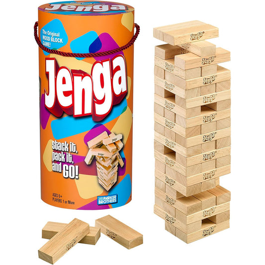 Hasbro Jenga 젠가 나무 블록 탑 게임