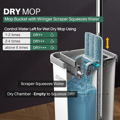 Joymoop Wall Mop and Bucket Set