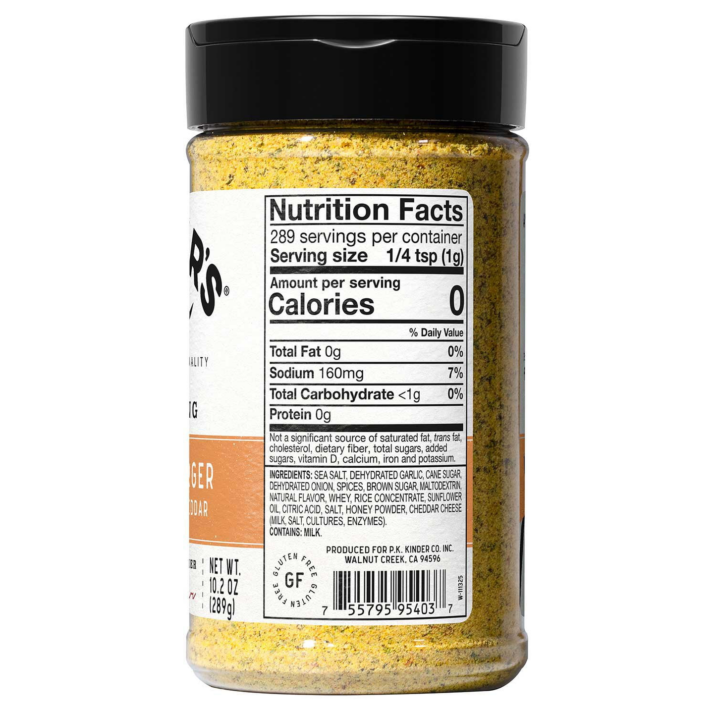 Kinder's 킨더스 태번 갈릭 체다 버거 시즈닝 - 10.2 oz