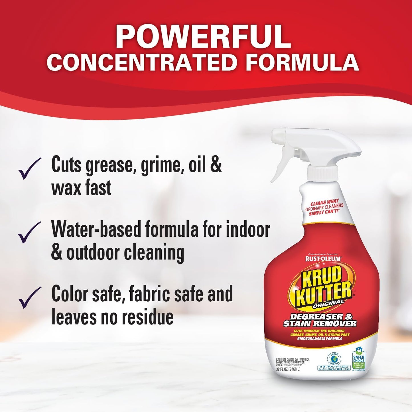 Krud Kutter Original Cleaner Degreaser Spray - 32 fl oz (946mL)