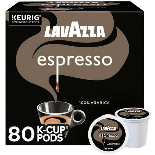 Lavazza 라바짜 에스프레소 미디엄 로스트 팟 (K-컵) - 80개입