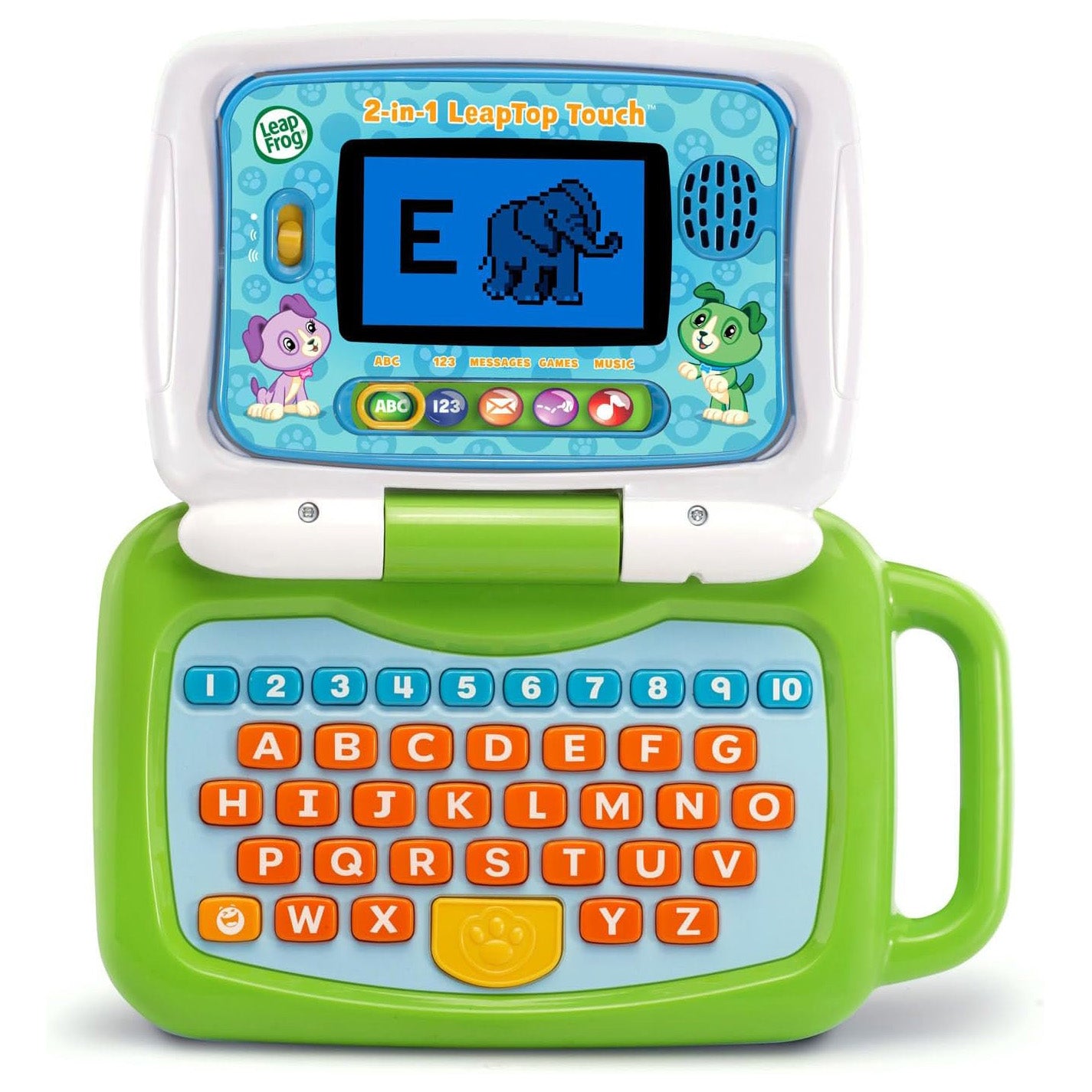 LeapFrog 2-in-1 LeapTop Touch — Toy Laptop with Touch Screen, Music & Learning Modes (Ages 2-5)