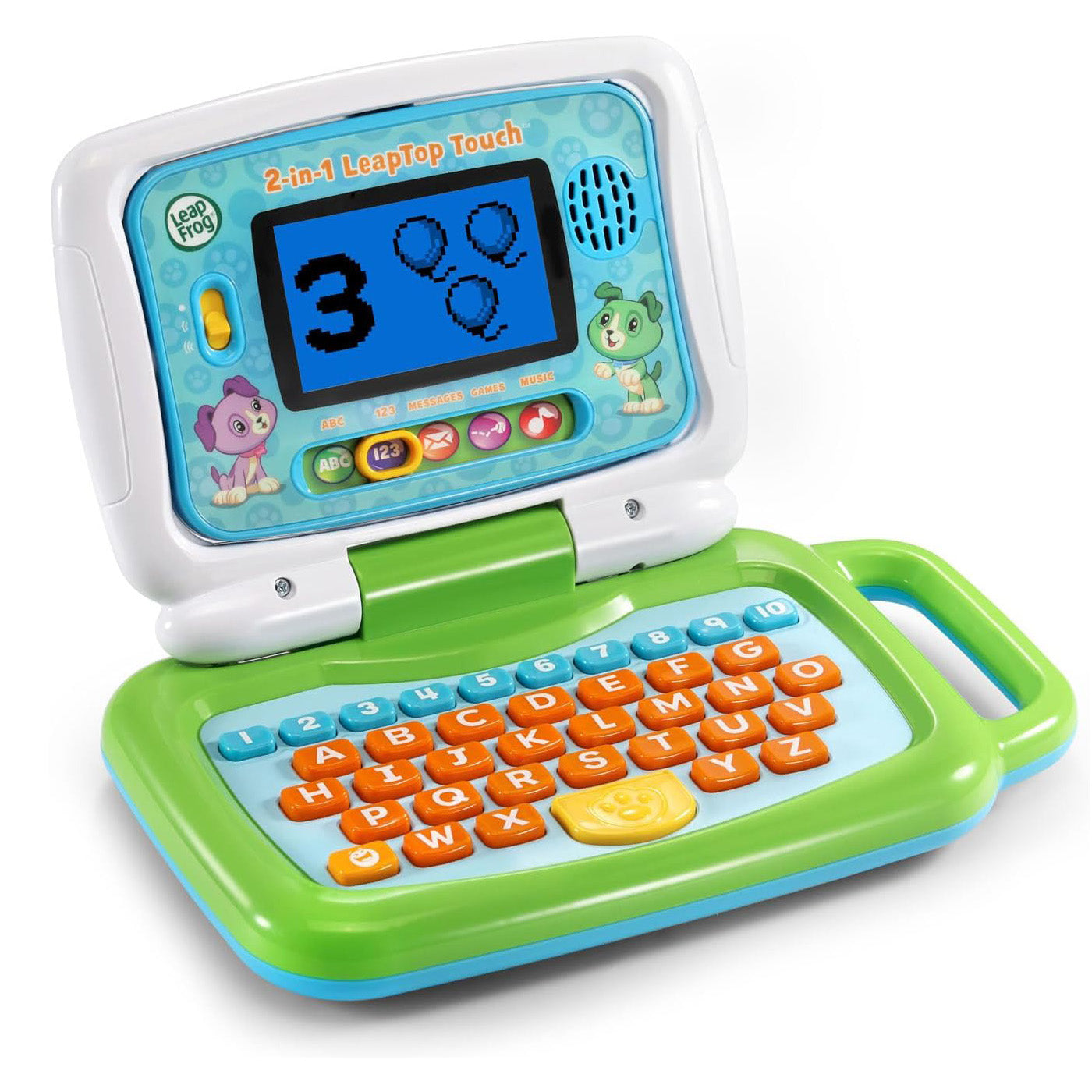 LeapFrog 2-in-1 LeapTop Touch — Toy Laptop with Touch Screen, Music & Learning Modes (Ages 2-5)