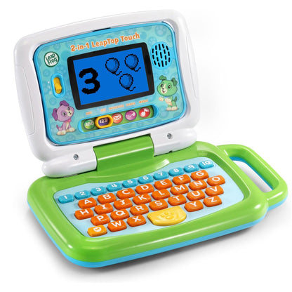 LeapFrog 2-in-1 LeapTop Touch — Toy Laptop with Touch Screen, Music & Learning Modes (Ages 2-5)