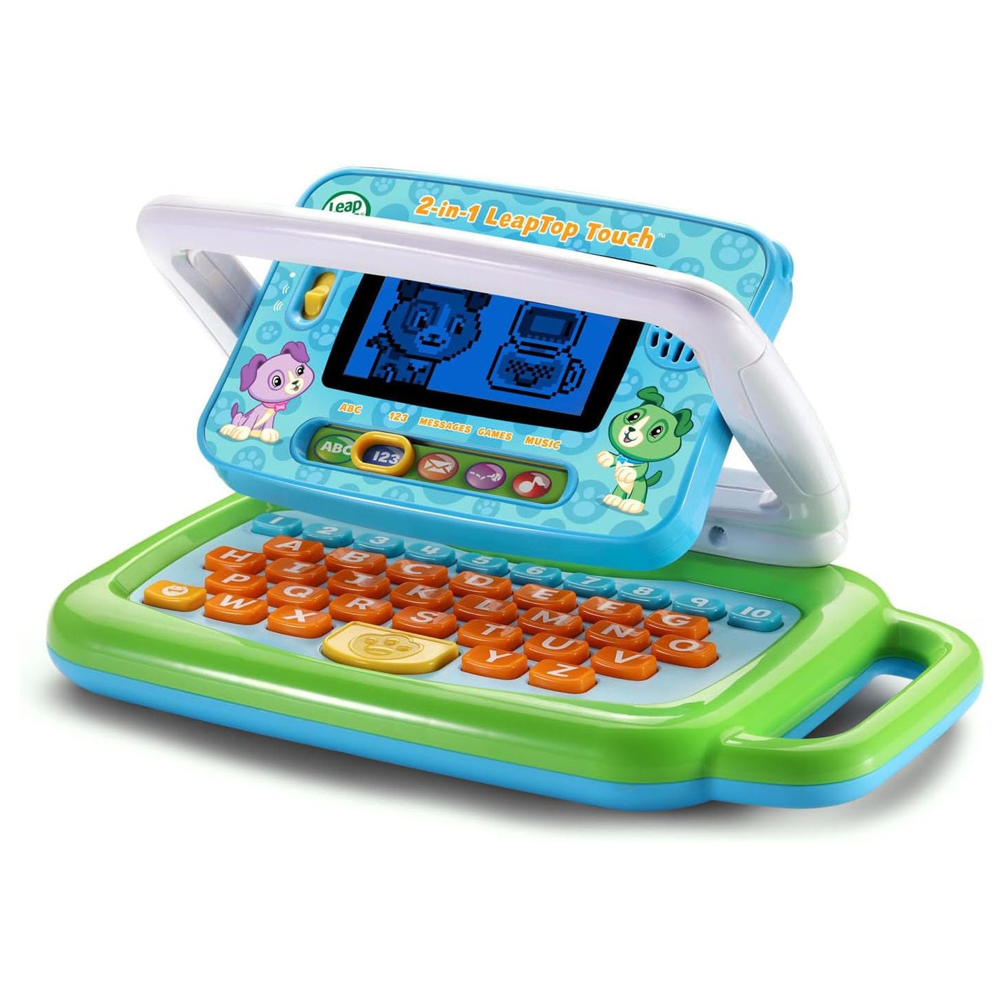 LeapFrog 2-in-1 LeapTop Touch — Toy Laptop with Touch Screen, Music & Learning Modes (Ages 2-5)