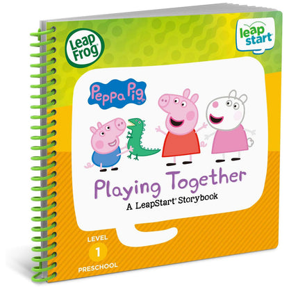LeapFrog LeapStart 3D Peppa Pig Playing Together Book Level 1 — Book for LeapStart System (Ages 2-5)