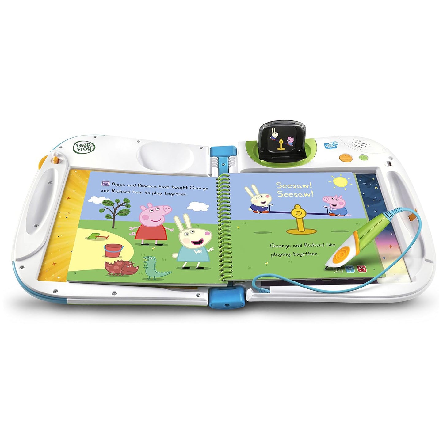 LeapFrog LeapStart 3D Peppa Pig Playing Together Book Level 1 — Book for LeapStart System (Ages 2-5)