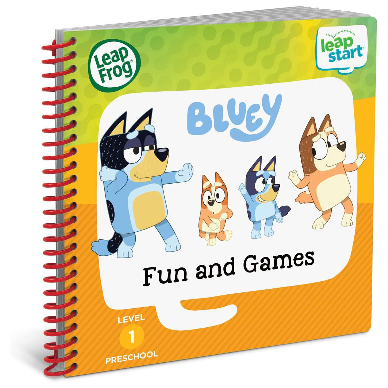 LeapFrog LeapStart Bluey Fun and Games Book — Book for LeapStart System (Ages 4-7)