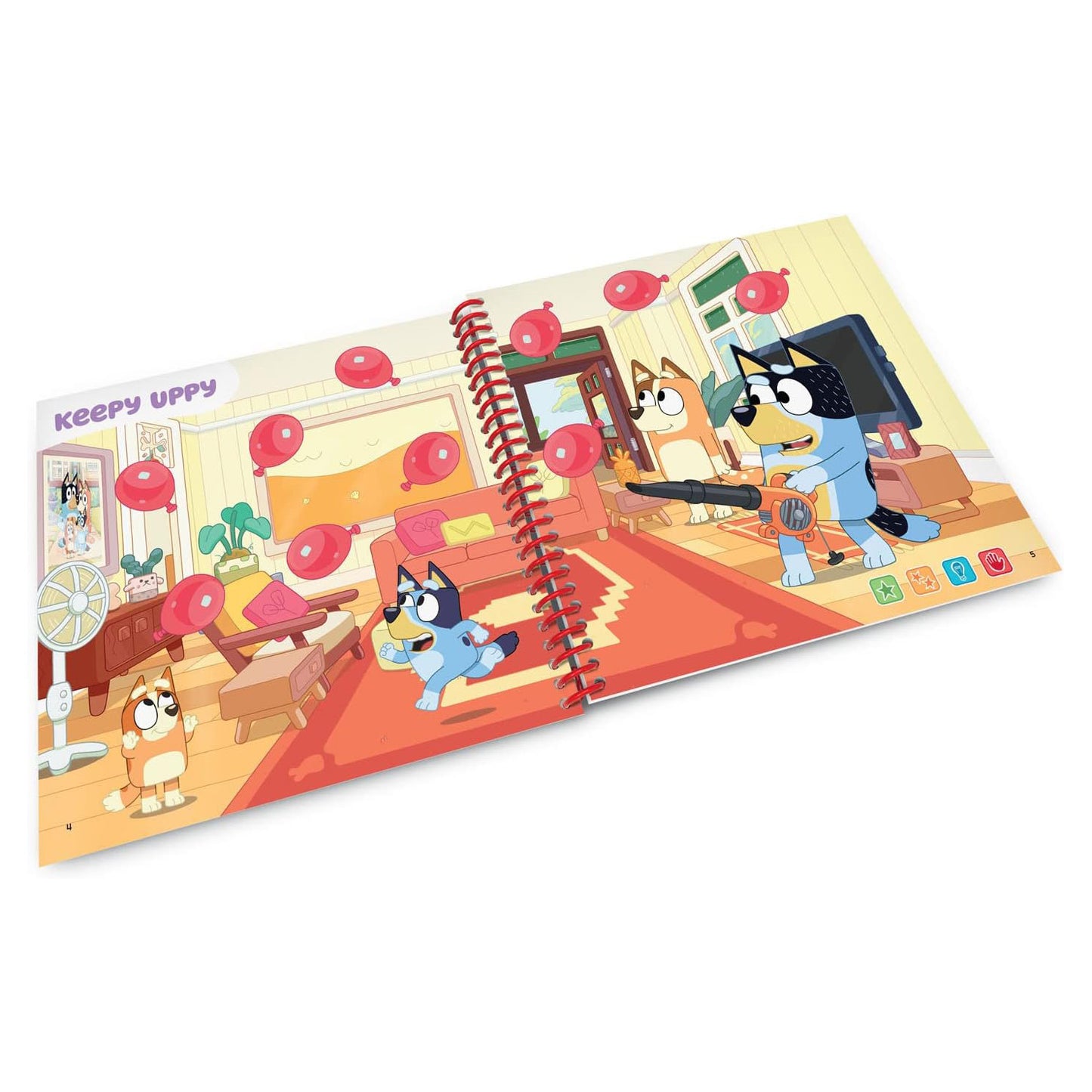 LeapFrog LeapStart Bluey Fun and Games Book — Book for LeapStart System (Ages 4-7)