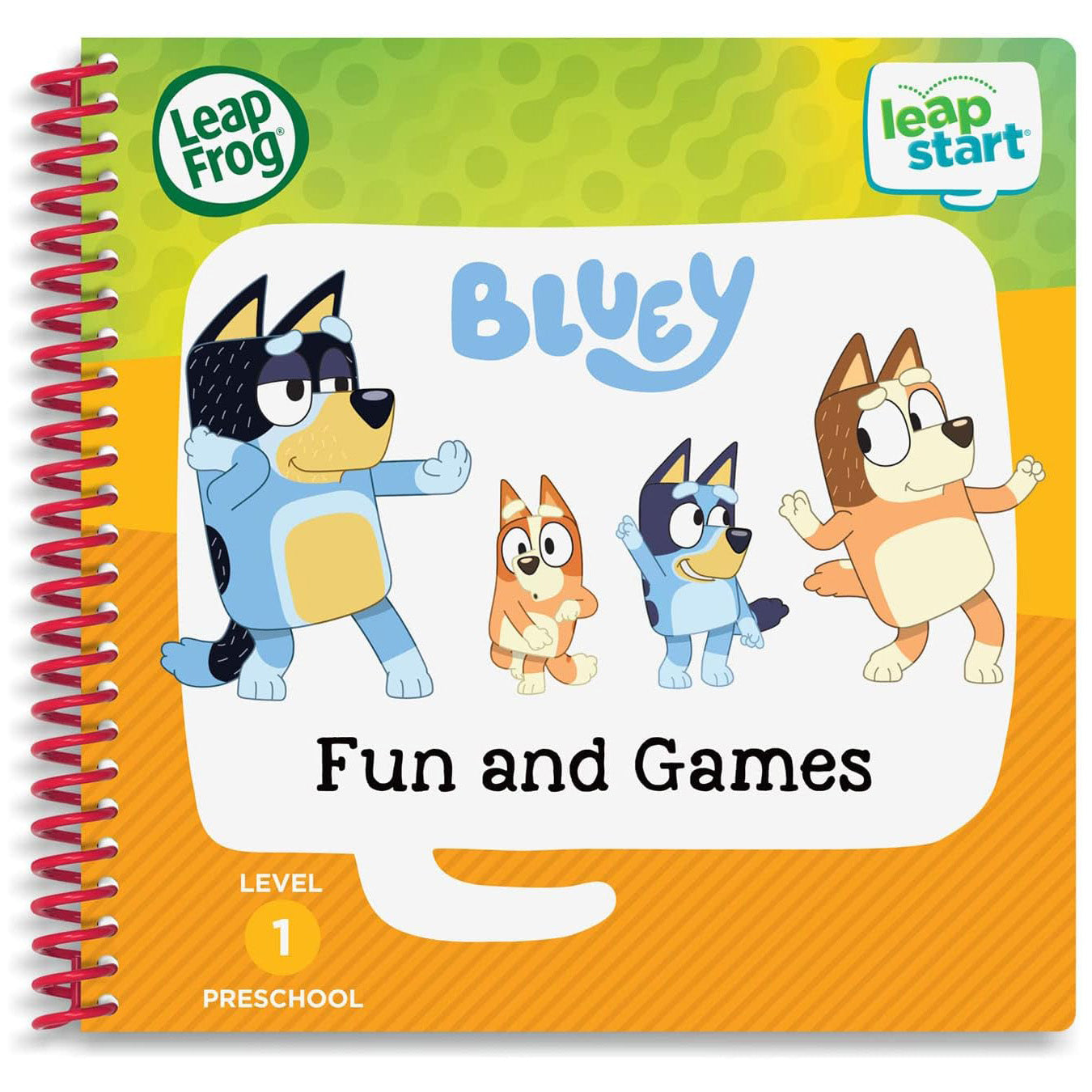 LeapFrog LeapStart Bluey Fun and Games Book — Book for LeapStart System (Ages 4-7)