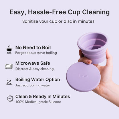Lena Menstrual Cup Cleaning Container