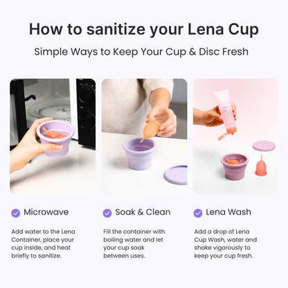 Lena Menstrual Cup Cleaning Container