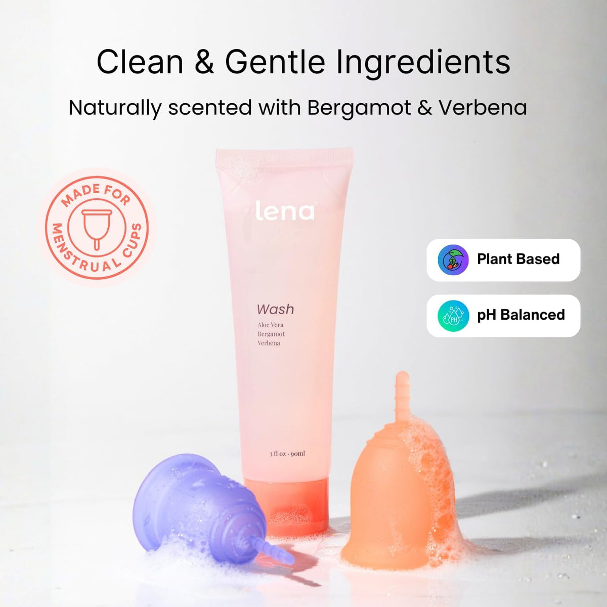 Lena 레나 생리컵 세정제 - 90mL (3 fl oz)