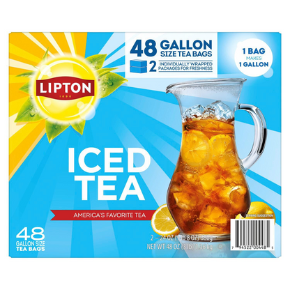 Lipton Iced Tea Gallon-Size Tea Bags - 48 ct