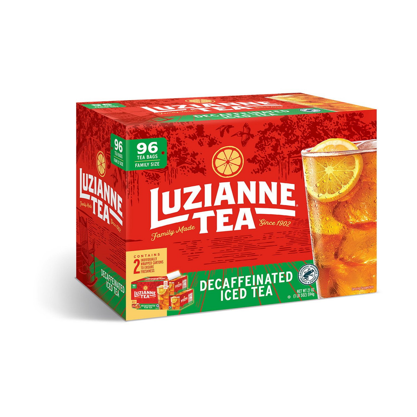 Luzianne Decaffeinated Tea Bags - 96 ct