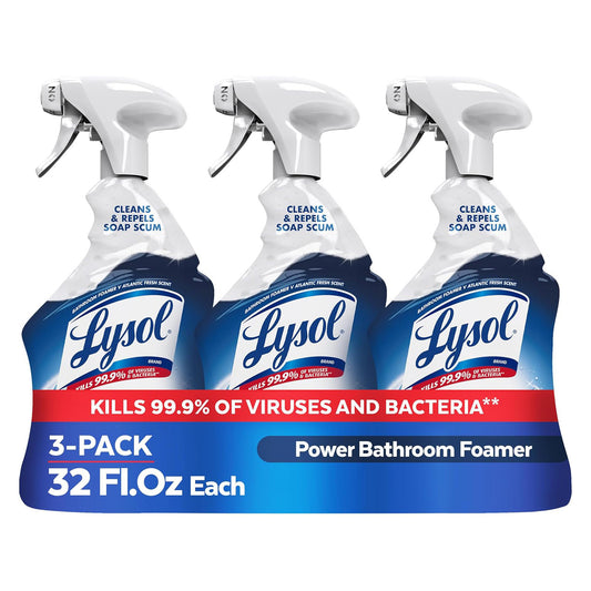Lysol 라이졸 파워 폼 욕실 클리너 - 946mL (32 fl oz) × 3개