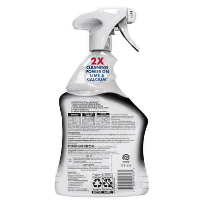 Lysol Power Limescale Remover Bathroom Cleaner Spray - Fresh Scent - 96 fl oz (2839mL)