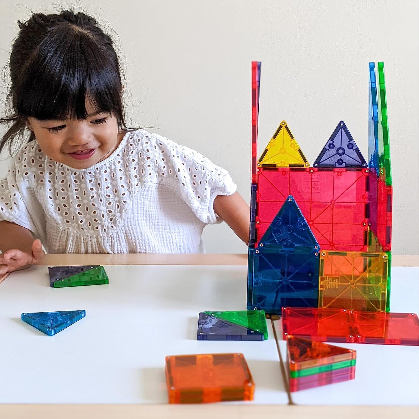 Magna-Tiles Clear Colors 32-Piece Set