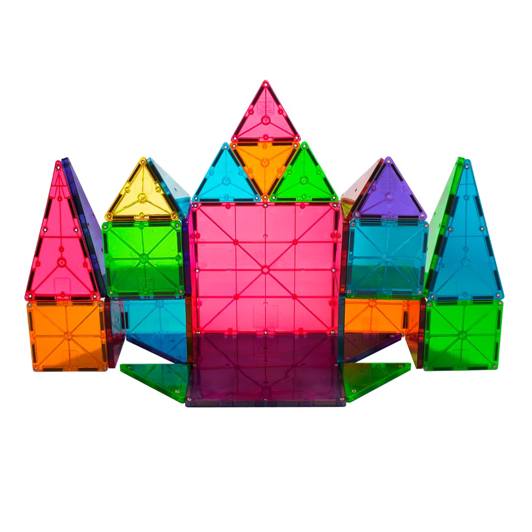 Magna-Tiles Clear Colors 32-Piece Set
