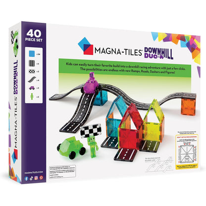 Magna-Tiles 마그나타일 다운힐 듀오 40피스 레이스 세트