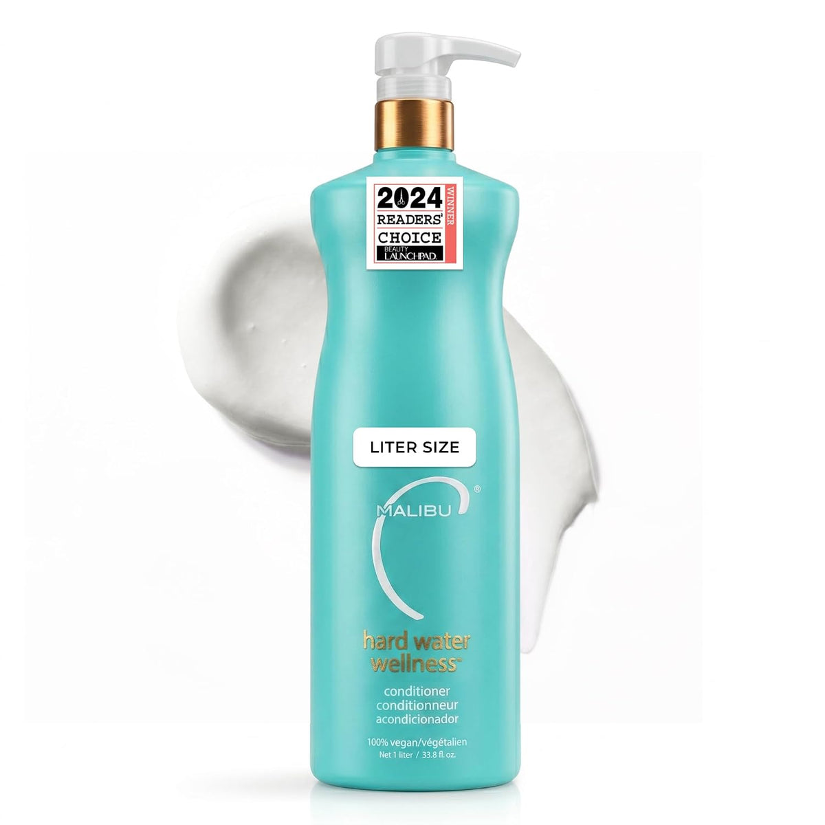 Malibu C 말리부C 하드 워터 웰니스 컨디셔너 - 1000mL (33.8 fl oz)