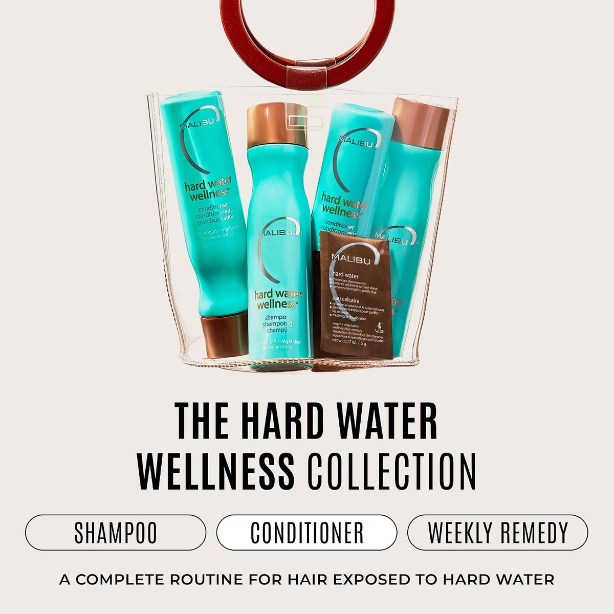 Malibu C 말리부C 하드 워터 웰니스 컨디셔너 - 1000mL (33.8 fl oz)