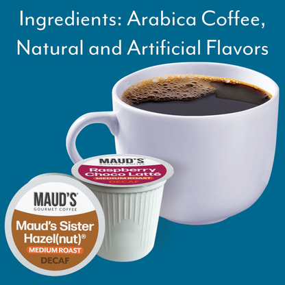 Maud's Decaf Gourmet Variety Pack Pods (K-Cup) - 72 ct