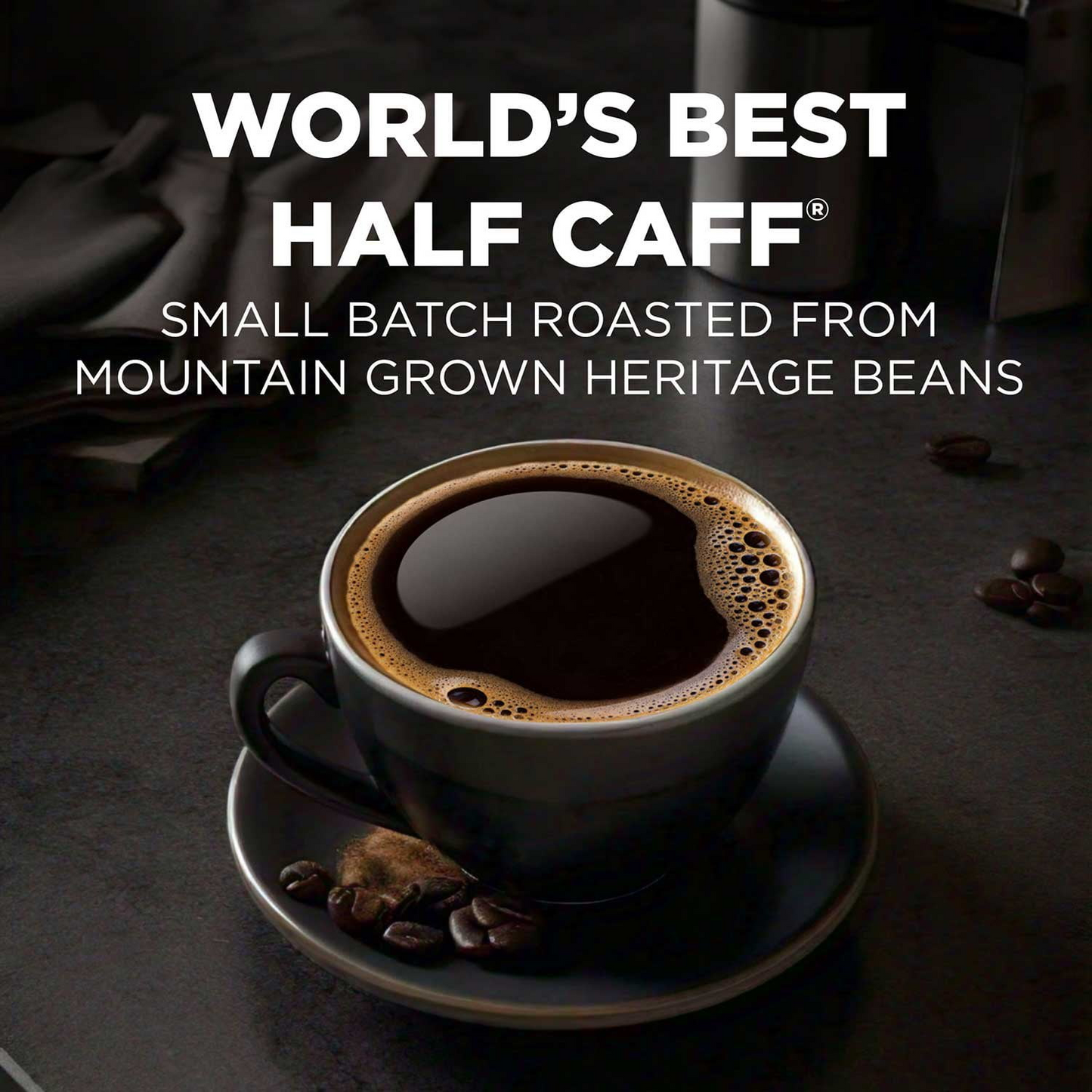 Maud's Half Caff Medium Roast Pods (K-Cup) - 72 ct