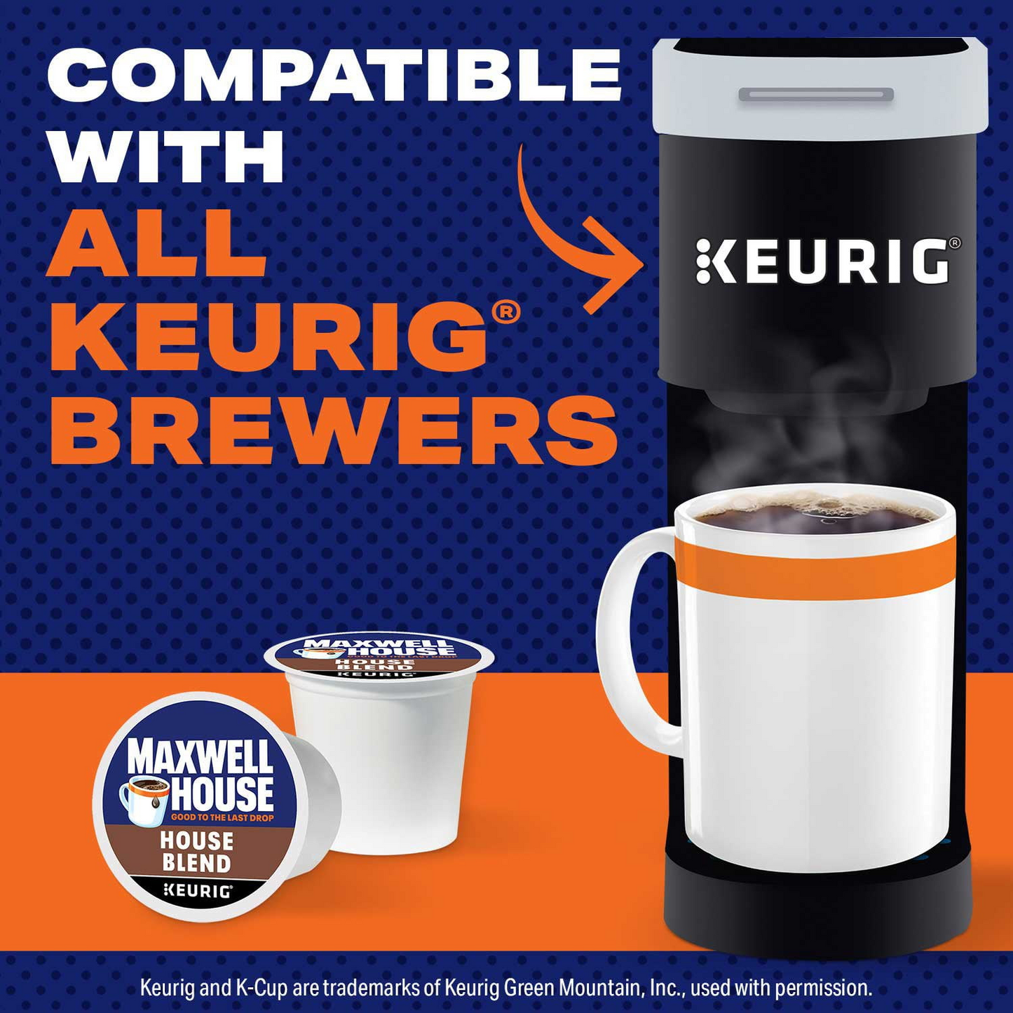 Maxwell House 맥스웰하우스 하우스 블렌드 미디엄 로스트 팟 (K-컵) - 100개입