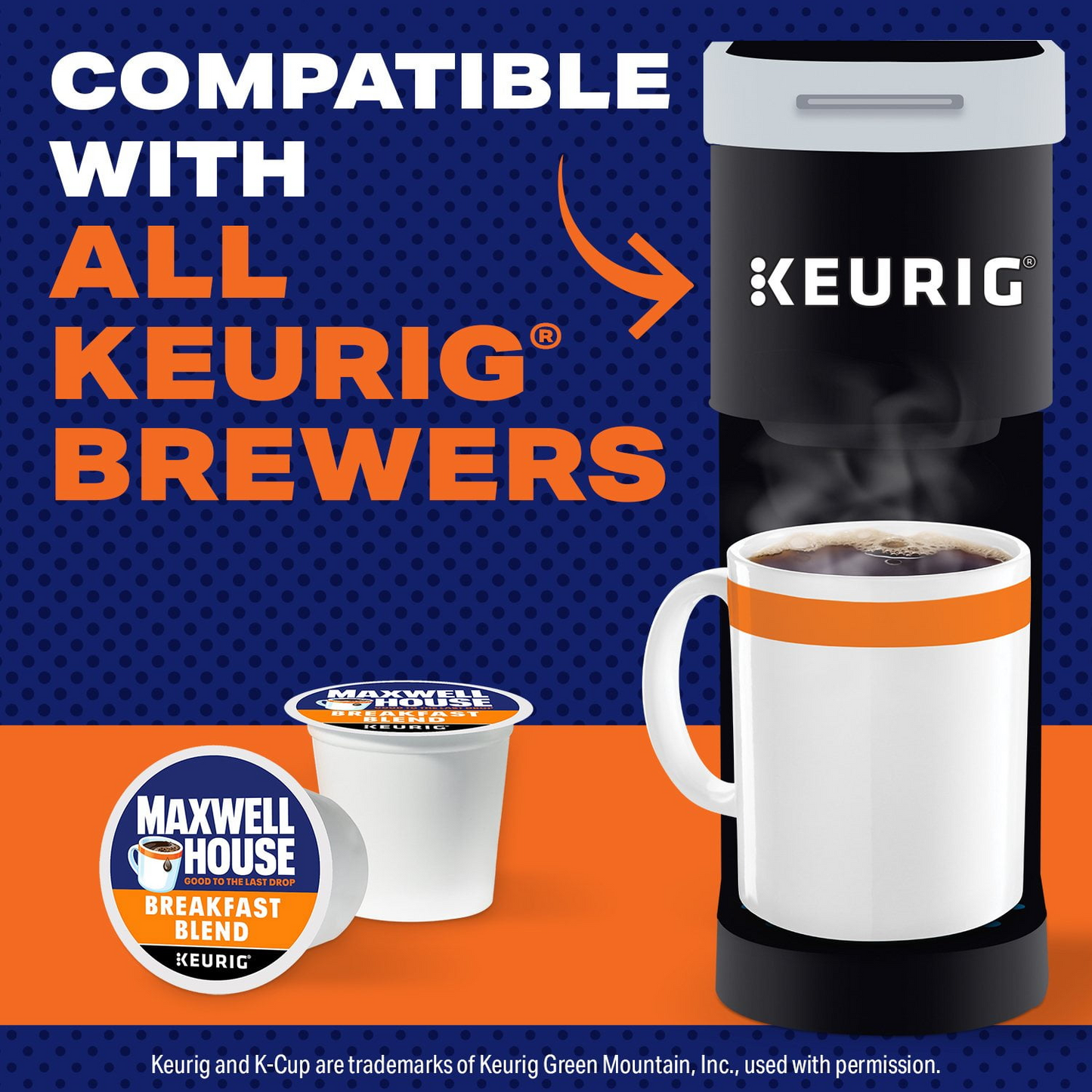 Maxwell House 맥스웰하우스 브렉퍼스트 블렌드 라이트 로스트 팟 (K-컵) - 100개입
