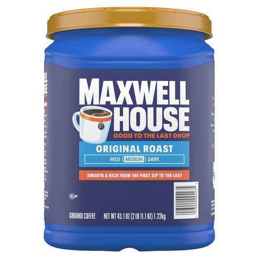 Maxwell House 맥스웰하우스 오리지널 로스트 미디엄 분쇄커피 - 43.1 oz (1222g)