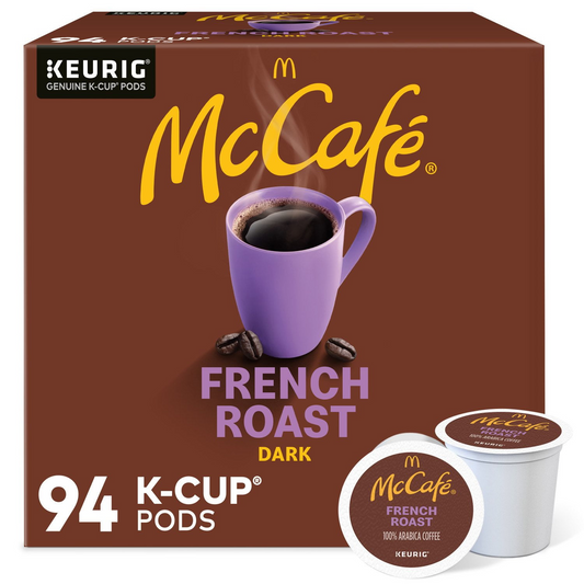 McCafe French Roast Dark Roast Pods (K-Cup) - 94 ct