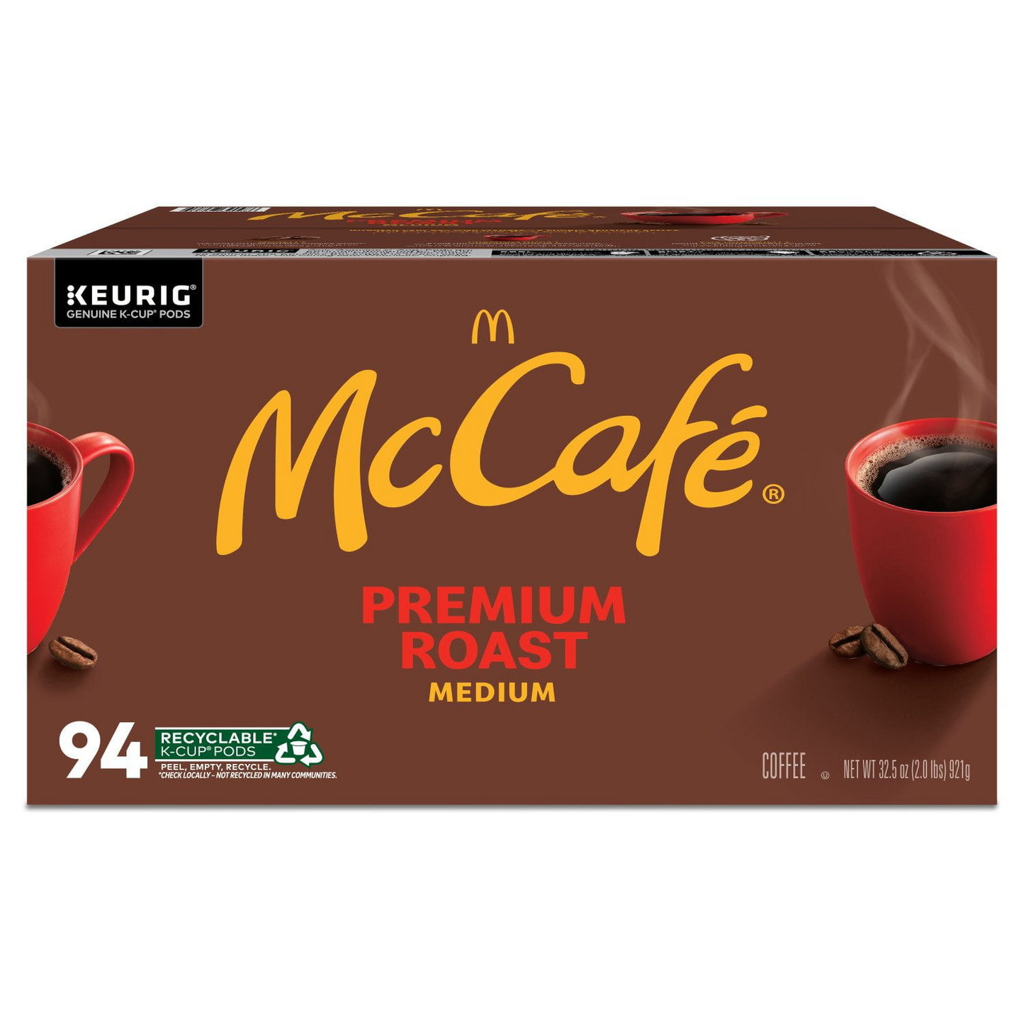 McCafe 맥카페 프리미엄 미디엄 로스트 팟 (K-컵) - 94개입