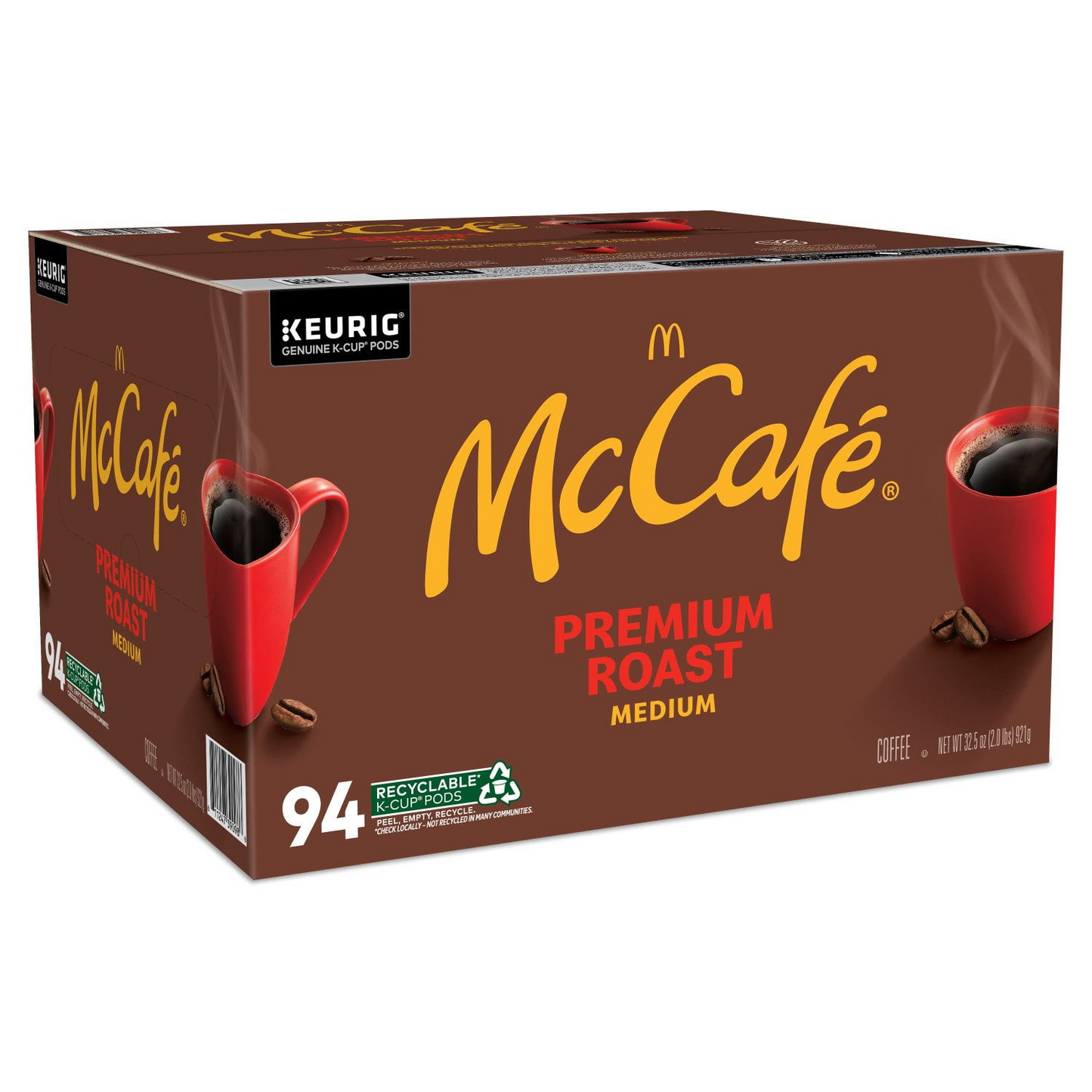 McCafe 맥카페 프리미엄 미디엄 로스트 팟 (K-컵) - 94개입