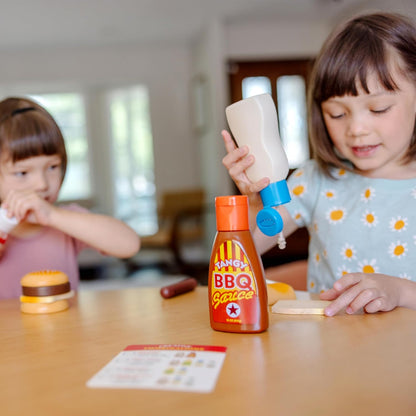 Melissa & Doug 멜리사 앤 더그 나무 조미료 놀이 세트 (5개입)