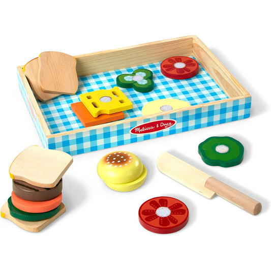 Melissa & Doug 멜리사 앤 더그 나무 샌드위치 만들기 세트