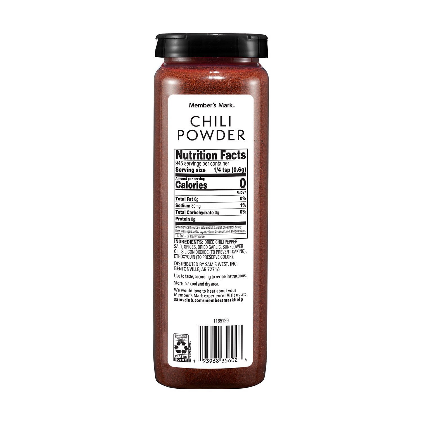 Member's Mark Chili Powder - 20 oz