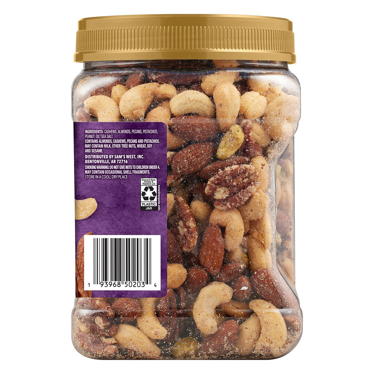 Member's Mark 멤버스 마크 디럭스 믹스넛 씨솔트 - 34 oz (964g)