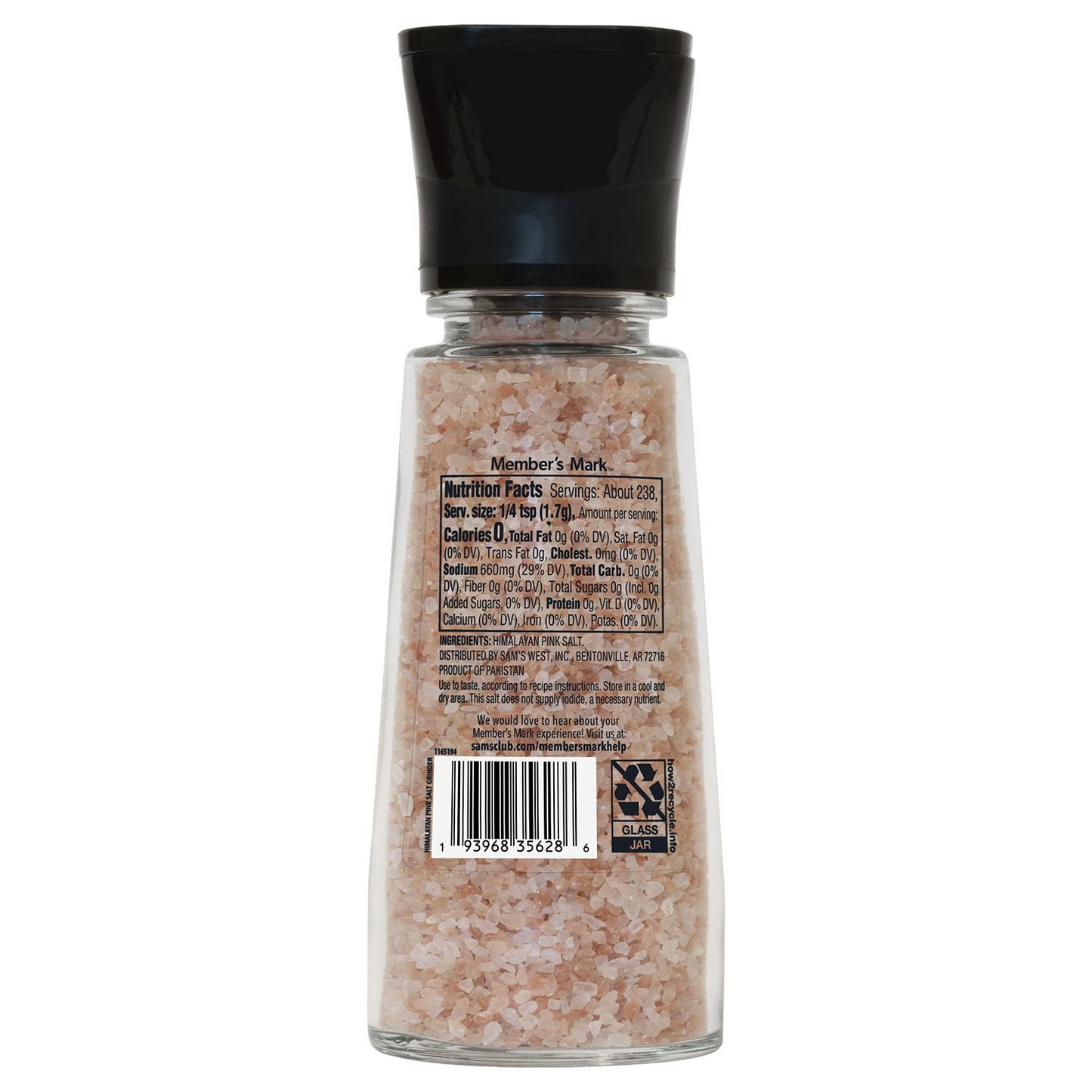 Member's Mark 멤버스 마크 히말라야 핑크솔트 그라인더 - 14.3 oz