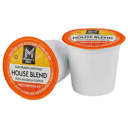 Member's Mark House Blend Medium-Dark Roast Pods (K-Cup) - 100 ct