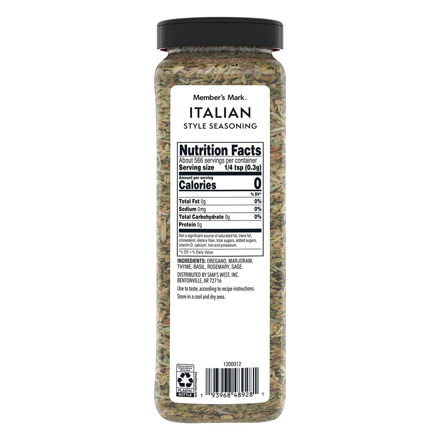 Member's Mark Italian Seasoning - 6 oz
