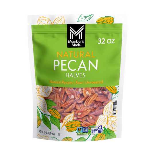 Member's Mark Natural Pecan Halves - 32 oz (907g)