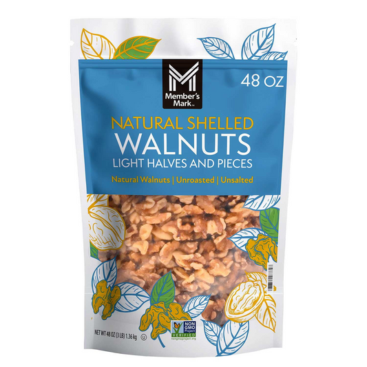 Member's Mark Natural Shelled Walnuts - 48 oz (1361g)