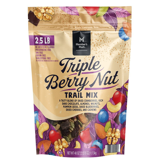 Member's Mark Triple Berry Nut Trail Mix - 40 oz (1134g)