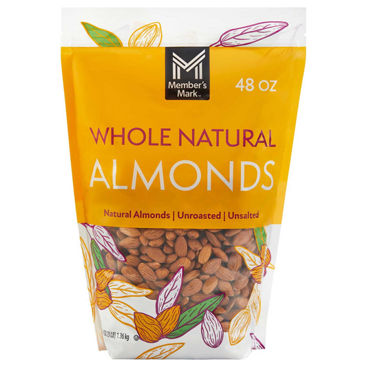 Member's Mark Whole Natural Almonds - 48 oz (1361g)