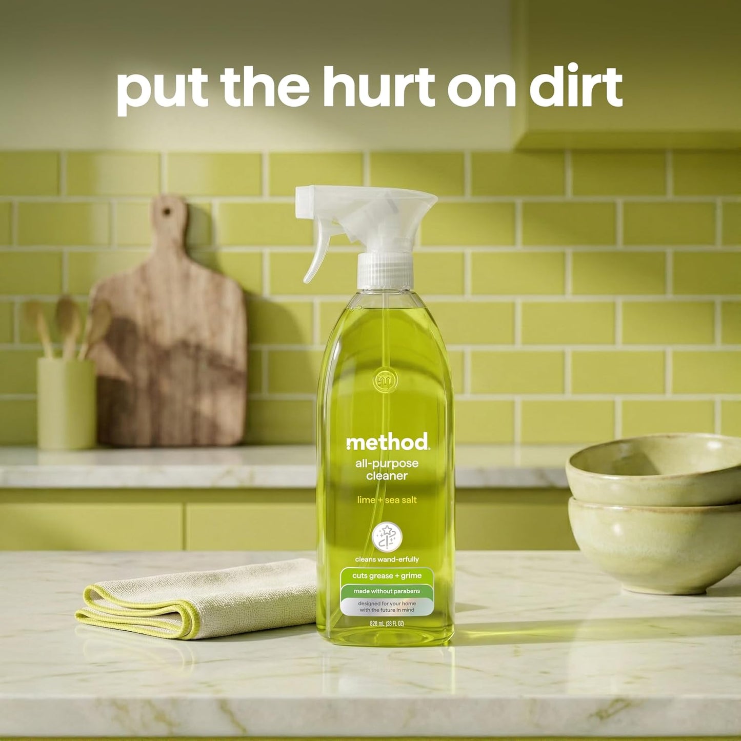 method All-Purpose Cleaner Spray - Lime + Sea Salt - 28 fl oz (828mL)