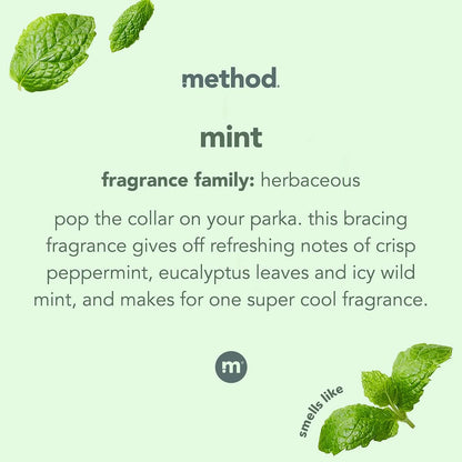 Method Glass Cleaner - Mint - 28 fl oz (828mL) × 4 Bottles