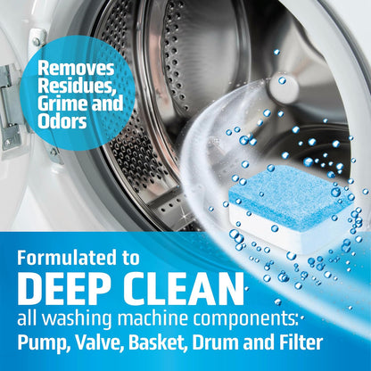 Mighty Clean Washing Machine Cleaner Tablets - 24 Tablets